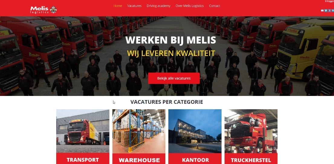 De digitalisering zet verder door binnen Melis Logistics