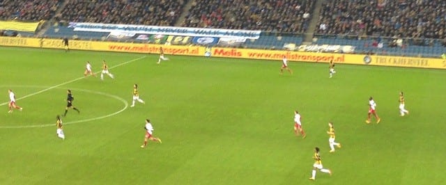 Melis maakt reclame bij Vitesse