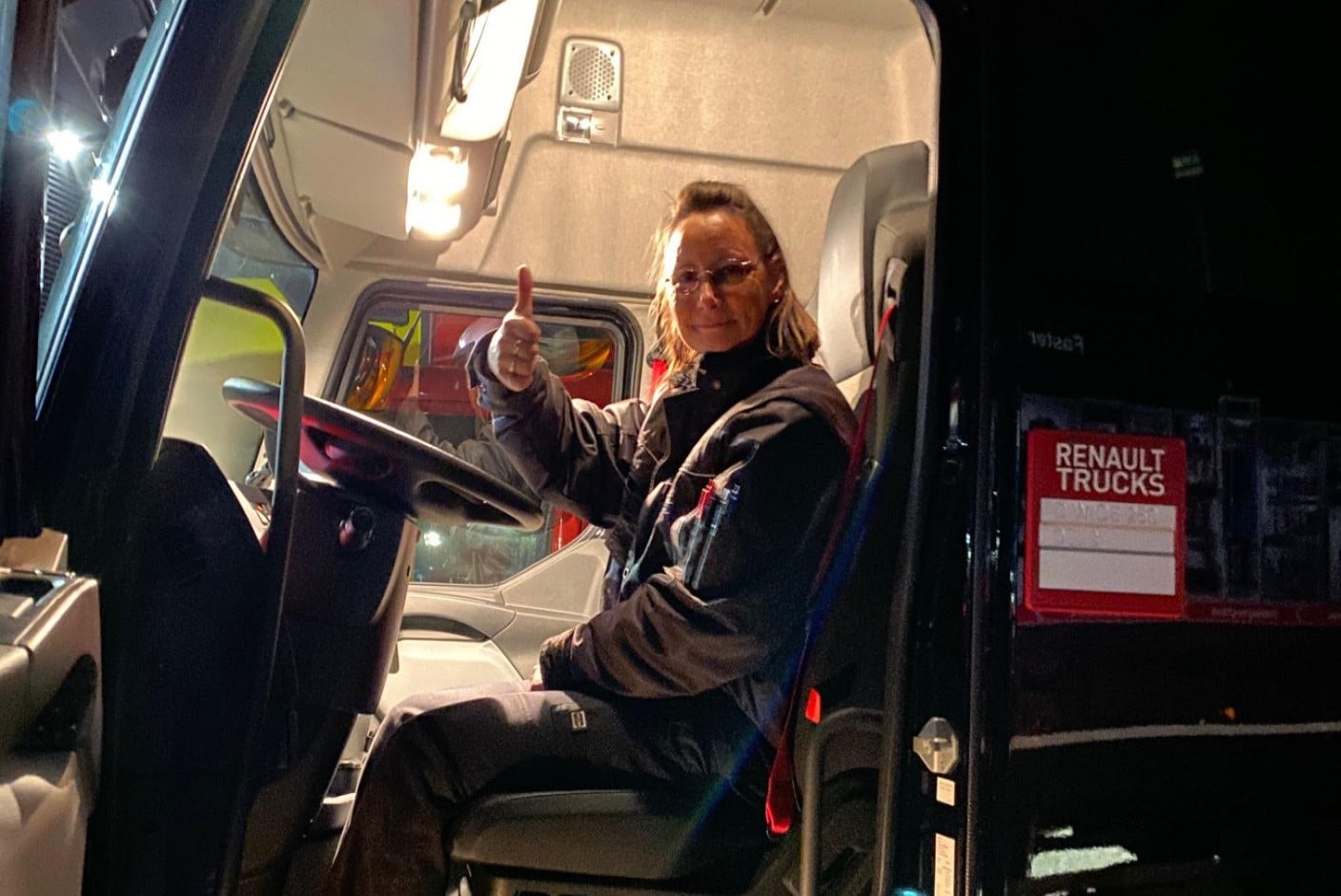 Jolanda geniet elke dag van het chauffeursvak
